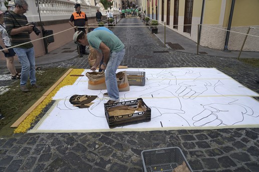 Tenerife - La Orotava, Alfombras del Corpus Christi