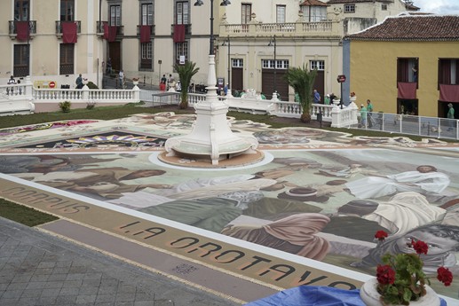 Tenerife - La Orotava, Alfombras del Corpus Christi