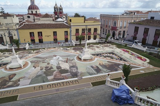 Tenerife - La Orotava, Alfombras del Corpus Christi