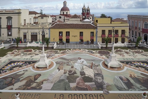 Tenerife - La Orotava, Alfombras del Corpus Christi