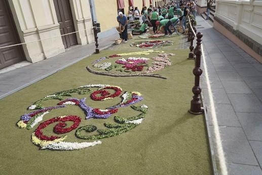 Tenerife - La Orotava, Alfombras del Corpus Christi