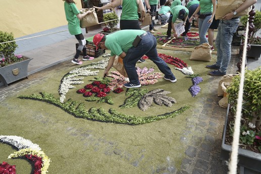 Tenerife - La Orotava, Alfombras del Corpus Christi