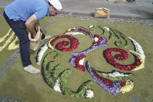Tenerife - La Orotava, Alfombras del Corpus Christi
