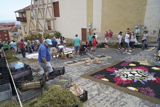 Tenerife - La Orotava, Alfombras del Corpus Christi