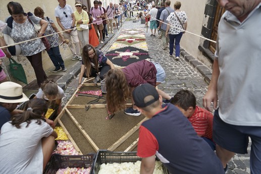 Tenerife - La Orotava, Alfombras del Corpus Christi