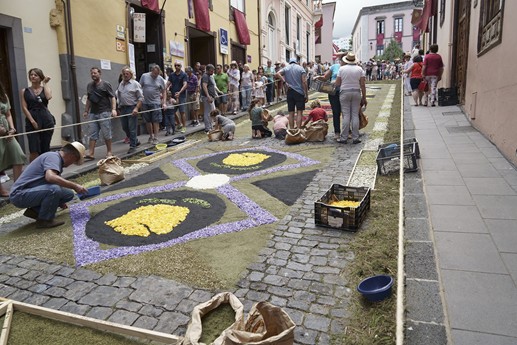 Tenerife - La Orotava, Alfombras del Corpus Christi