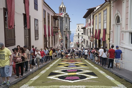 Tenerife - La Orotava, Alfombras del Corpus Christi