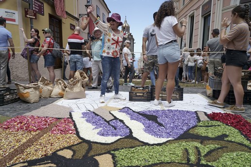 Tenerife - La Orotava, Alfombras del Corpus Christi