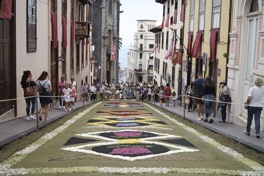 Tenerife - La Orotava, Alfombras del Corpus Christi