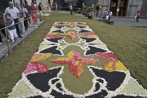 Tenerife - La Orotava, Alfombras del Corpus Christi