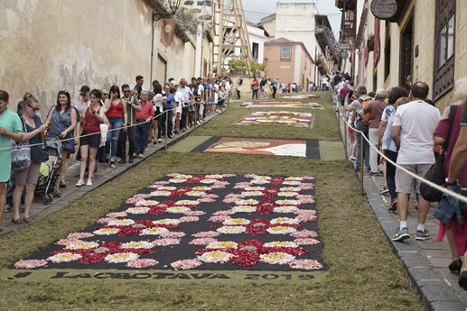 Tenerife - La Orotava, Alfombras del Corpus Christi
