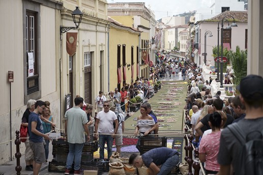 Tenerife - La Orotava, Alfombras del Corpus Christi