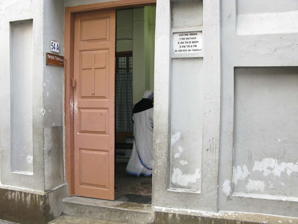 India - Calcutta. Mother's House, madre Teresa di Calcutta