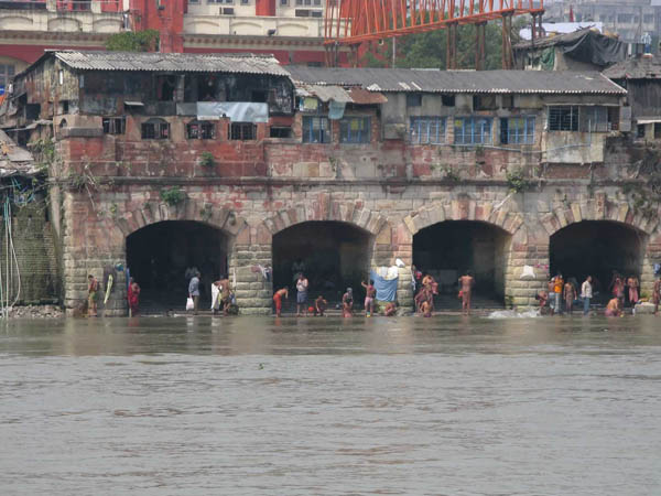 India - Calcutta. Hooghly river